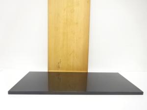 塗師　川瀬表完造　黒塗　風炉用　長板